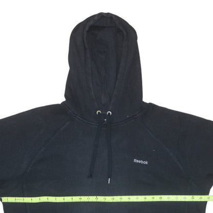 Mens UK Size XL Reebok Black Pullover Hoodie