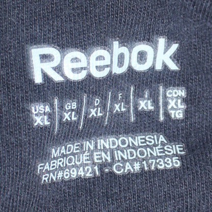 Mens UK Size XL Reebok Black Pullover Hoodie