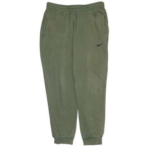 Mens UK Size L Nike Regular Fit Jogger Green Trousers