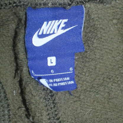 Mens UK Size L Nike Regular Fit Jogger Green Trousers