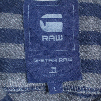 Mens UK Size L G-Star RAW Blue Henley Sweatshirt