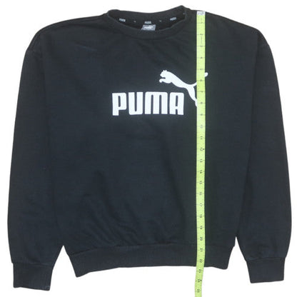 Womens UK Size M PUMA Black Pullover Sweatshirt
