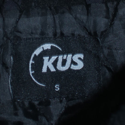 KÜS Men's Black Padded Workwear Jacket Small Polyester Reflective Trim