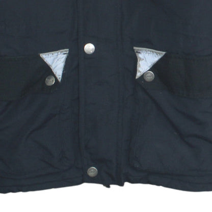 KÜS Men's Black Padded Workwear Jacket Small Polyester Reflective Trim