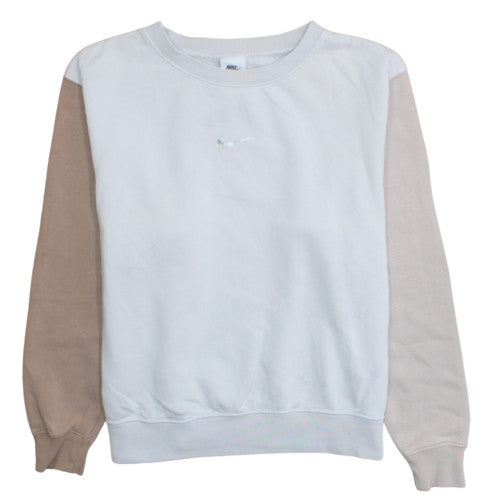 Womens UK Size S Nike Beige Pullover Sweatshirt