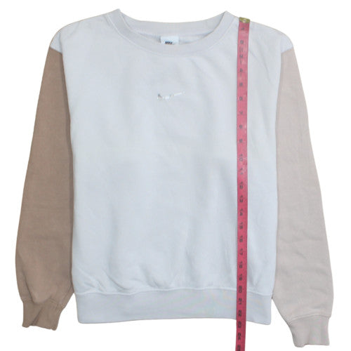 Womens UK Size S Nike Beige Pullover Sweatshirt