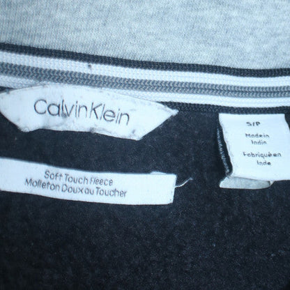 Mens UK Size S Calvin Klein Grey Henley Sweatshirt