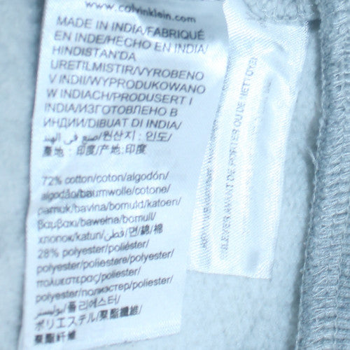 Mens UK Size S Calvin Klein Grey Henley Sweatshirt