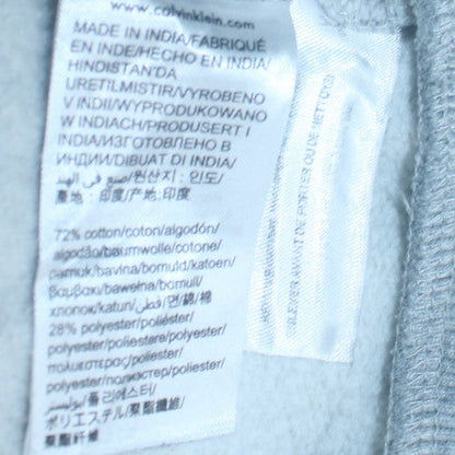 Mens UK Size S Calvin Klein Grey Henley Sweatshirt