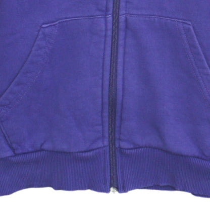 Womens UK Size L Ralph Lauren Purple Full Zip Hoodie