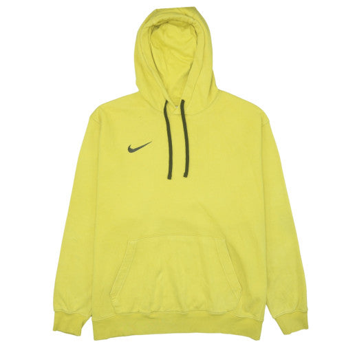 Womens UK Size 2XL Nike Yellow Pullover Hoodie