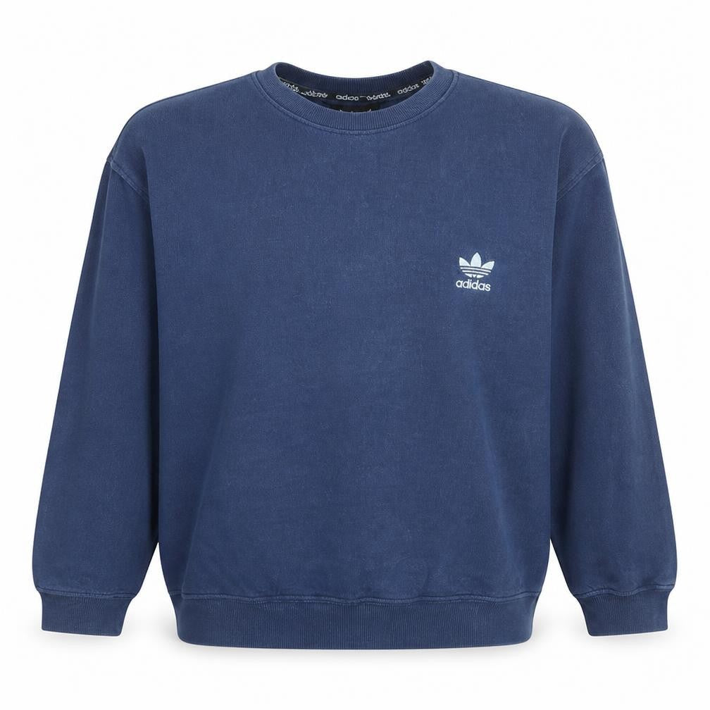 Womens UK Size L adidas Blue Pullover Sweatshirt
