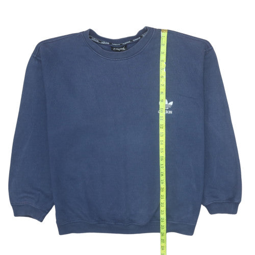 Womens UK Size L adidas Blue Pullover Sweatshirt
