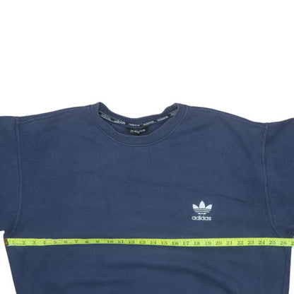 Womens UK Size L adidas Blue Pullover Sweatshirt