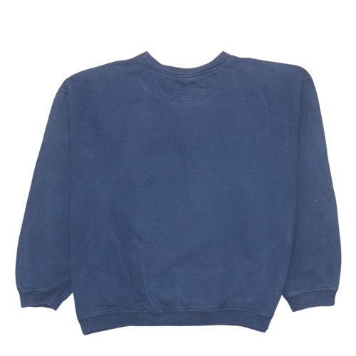 Womens UK Size L adidas Blue Pullover Sweatshirt