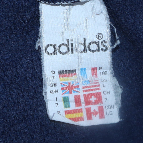 Womens UK Size L adidas Blue Pullover Sweatshirt