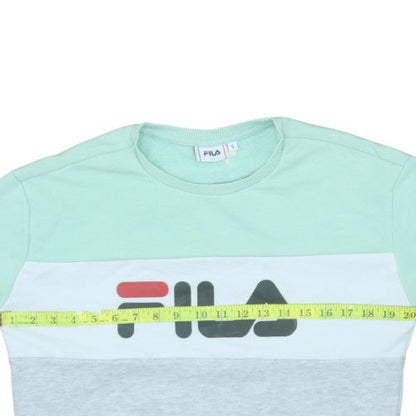 Womens UK Size S FILA Multicoloured Pullover Sweatshirt