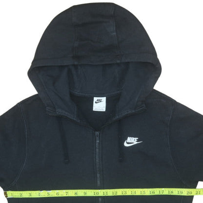Womens UK Size S Nike Black Full Zip Hoodie