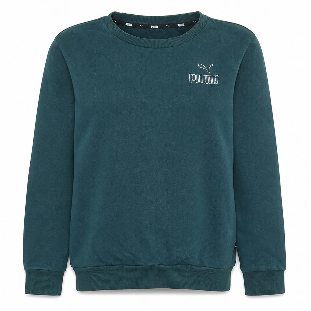 Womens UK Size S PUMA Green Pullover Sweatshirt
