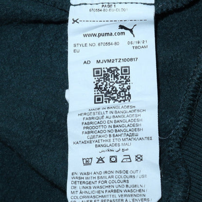 Womens UK Size S PUMA Green Pullover Sweatshirt
