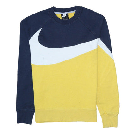 Mens UK Size S Nike Yellow Pullover Sweatshirt