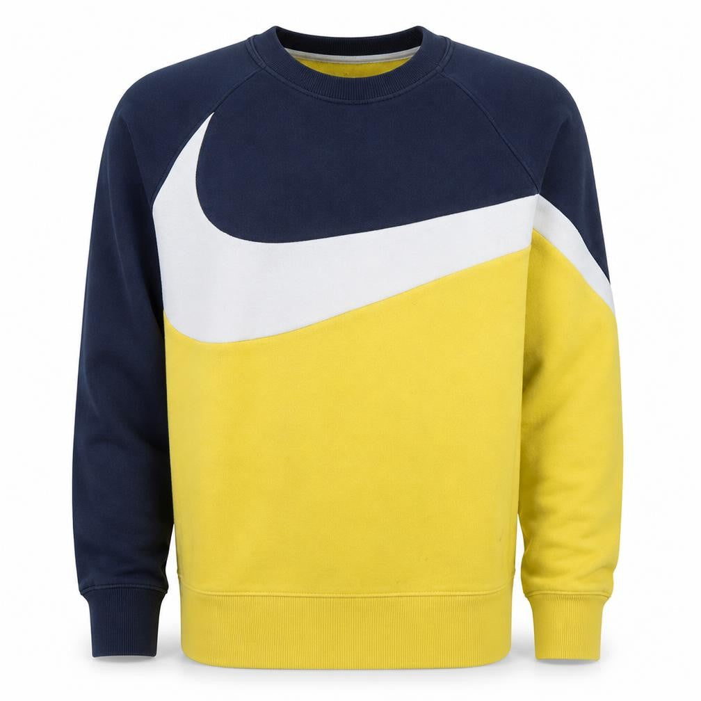Mens UK Size S Nike Yellow Pullover Sweatshirt