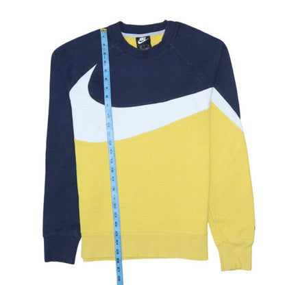 Mens UK Size S Nike Yellow Pullover Sweatshirt