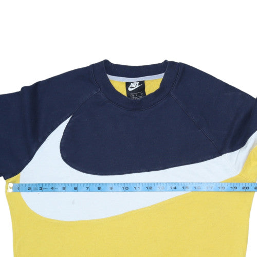 Mens UK Size S Nike Yellow Pullover Sweatshirt