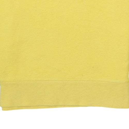 Mens UK Size S Nike Yellow Pullover Sweatshirt