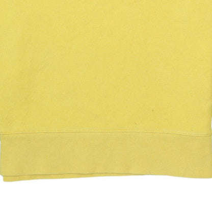 Mens UK Size S Nike Yellow Pullover Sweatshirt