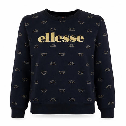 Womens UK Size 14 ellesse Black Pullover Sweatshirt