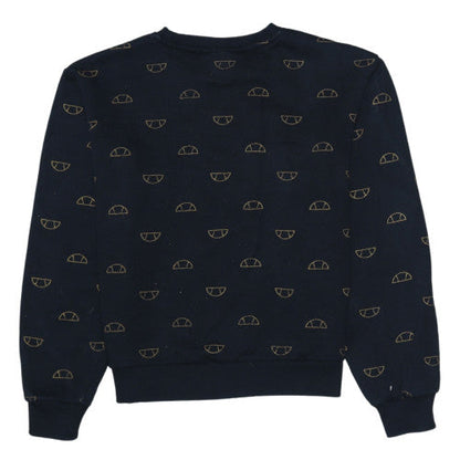 Womens UK Size 14 ellesse Black Pullover Sweatshirt