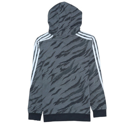 Boys UK Size 11-12 Years adidas Grey Pullover Hoodie