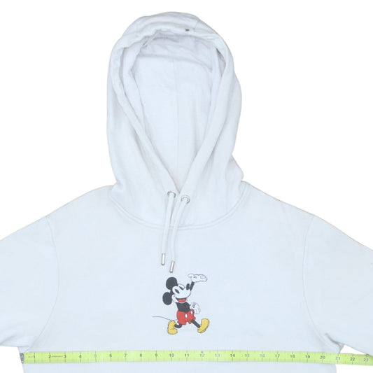 Womens UK Size M Disney White Pullover Hoodie