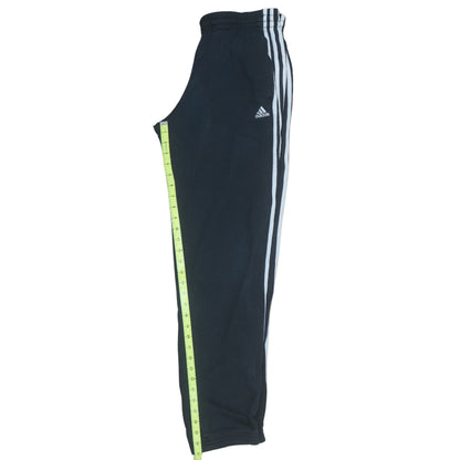 Mens UK Size S adidas Regular Fit Track Pants Black Trousers