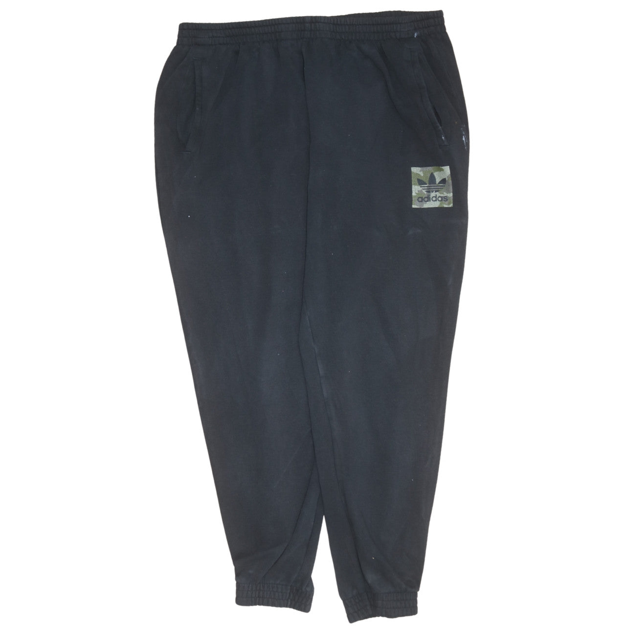 Mens UK Size 2XL adidas Regular Fit Jogger Black Trousers