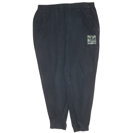 Mens UK Size 2XL adidas Regular Fit Jogger Black Trousers