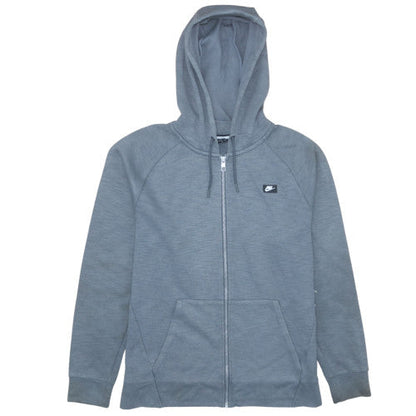 Mens UK Size M Nike Grey Full Zip Hoodie