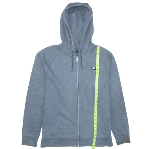 Mens UK Size M Nike Grey Full Zip Hoodie