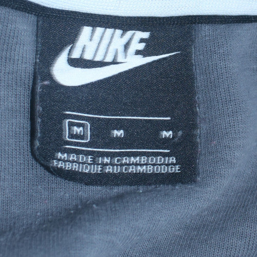 Mens UK Size M Nike Grey Full Zip Hoodie