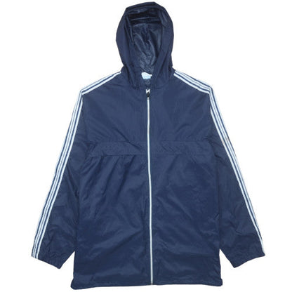 Salik International Men's Blue Hooded Windbreaker Jacket XL