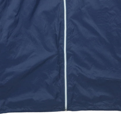 Salik International Men's Blue Hooded Windbreaker Jacket XL