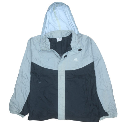 Mens UK Size XL adidas Grey Windbreaker Coat