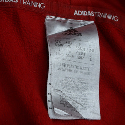 Womens UK Size S adidas Red Pullover Hoodie