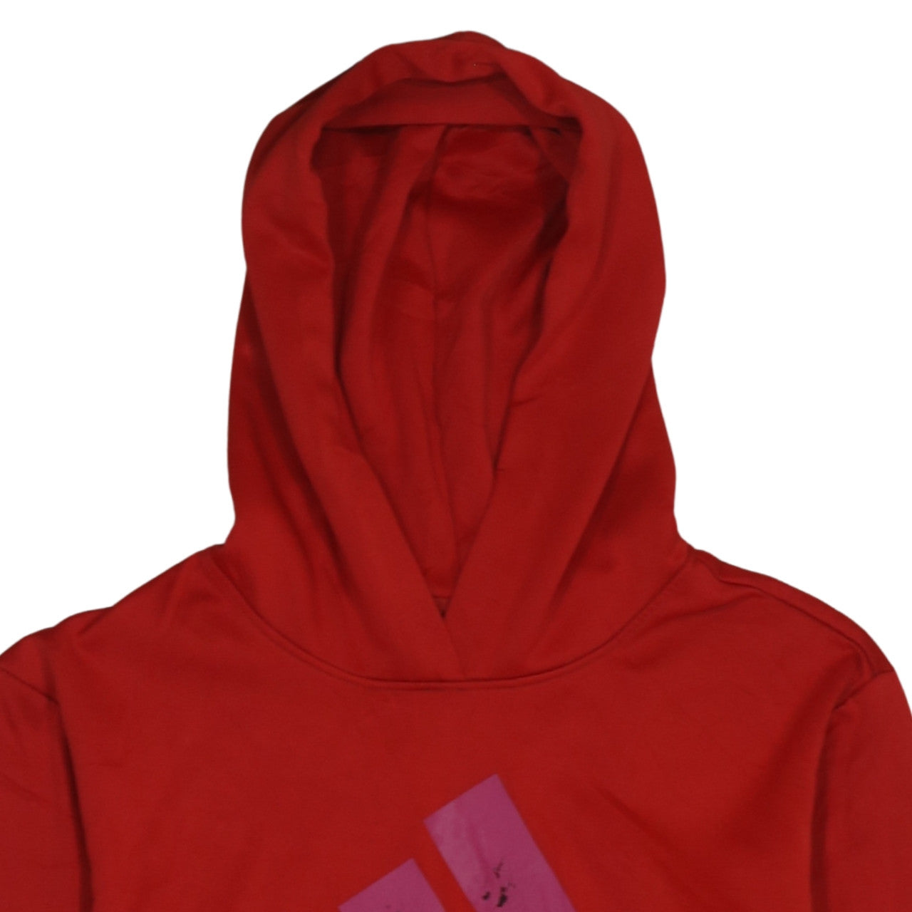Womens UK Size S adidas Red Pullover Hoodie