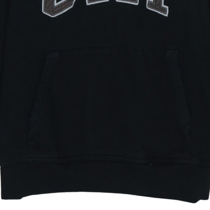 GAP Kids Girls Black XL 12 Years Pullover Hoodie with Logo Embroidery