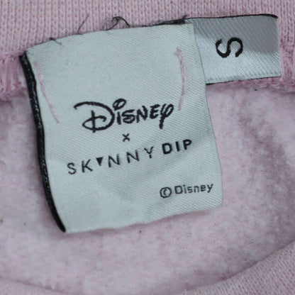 Womens UK Size S Disney x Skinnydip Pink Pullover Sweatshirt