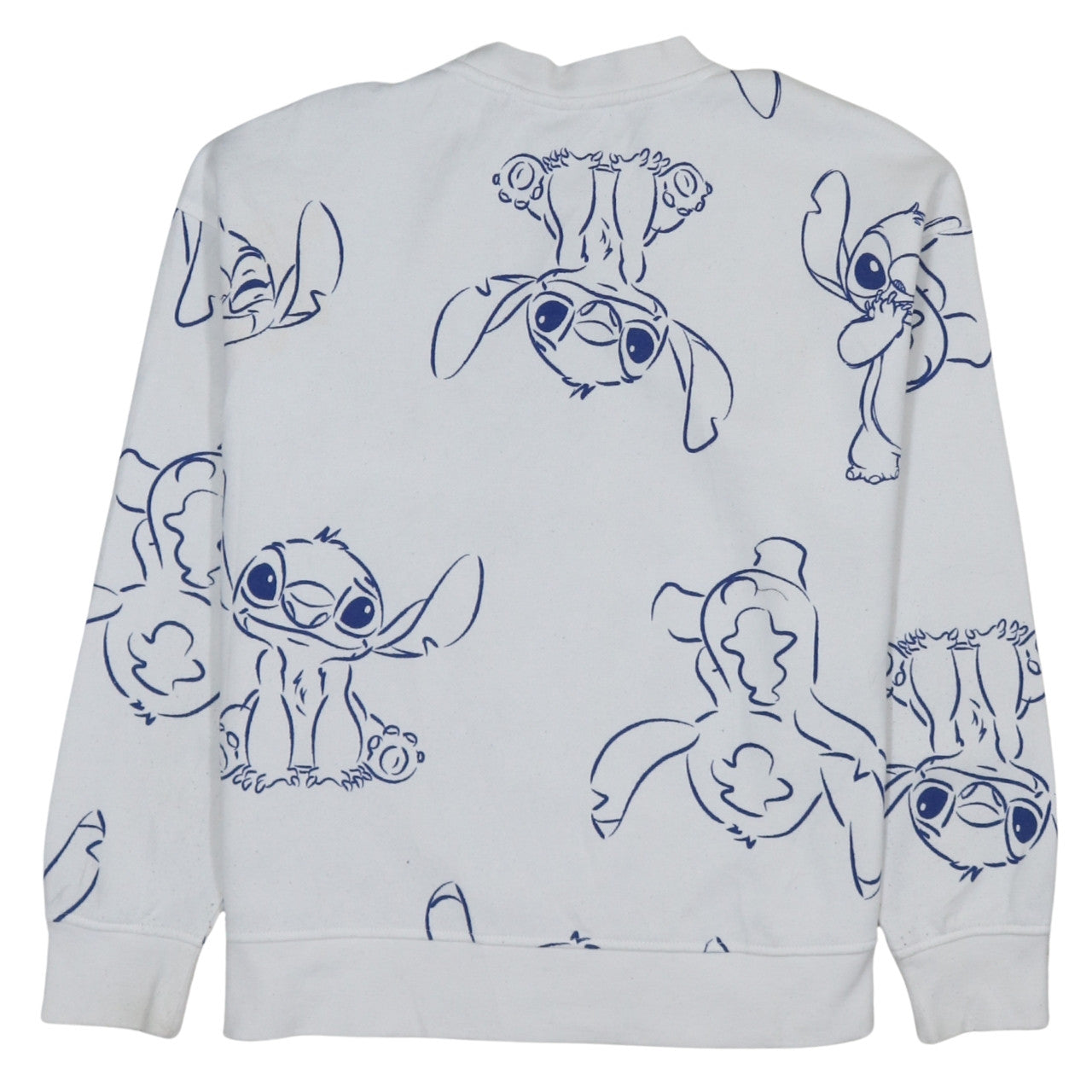 Womens UK Size 10/12 Disney White Pullover Sweatshirt