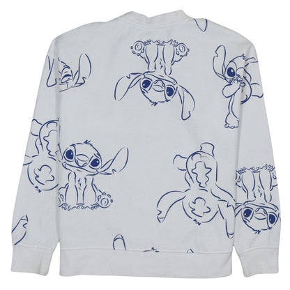 Womens UK Size 10/12 Disney White Pullover Sweatshirt