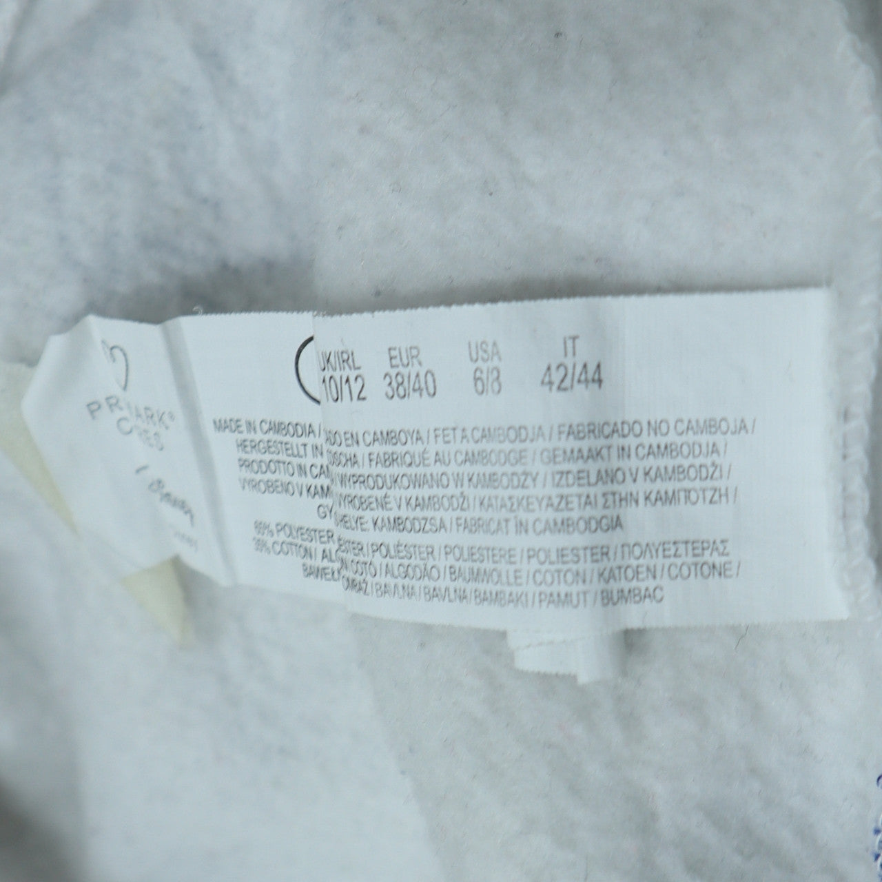 Womens UK Size 10/12 Disney White Pullover Sweatshirt